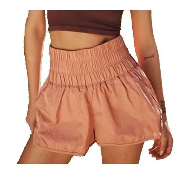Free People Movement OB1128291 Women's Sz S Brushed Apricot The Way Home Shorts - Picture 10 of 13